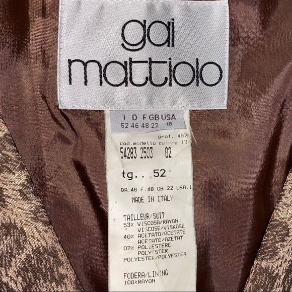 Gai Mattiolo blazer and skirt suit. Vintage - Picture 3 of 13